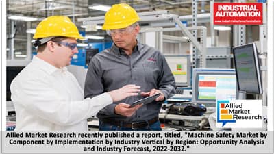 Machine safety market to reach $10.3 billion, globally, by 2032 at 6.5 percentage CAGR: Allied Market Research