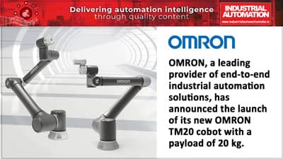 OMRON Automation launches new cobot TM20 for heavy payloads in India