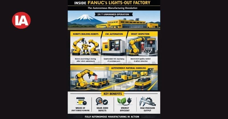 FANUC production lines can run unattended for weeks