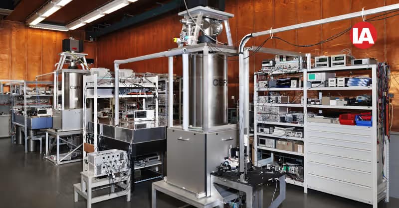 : The two caesium fountain clocks at PTB provide the legal time for the entire Federal Republic of Germany.