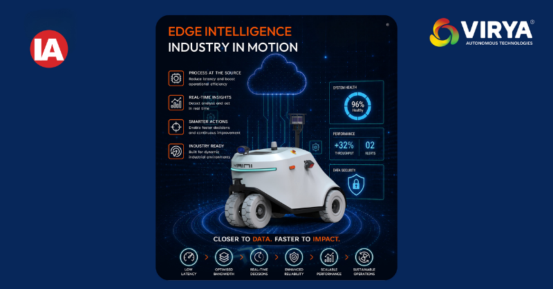 The robot effectively becomes a mobile edge-computing platform