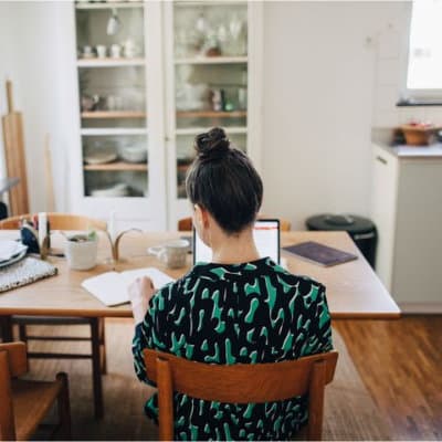 More than a third of UK office workers have no dedicated workspace at home