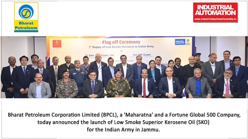 Bharat Petroleum launches low smoke superior kerosene oil for the Indian Army