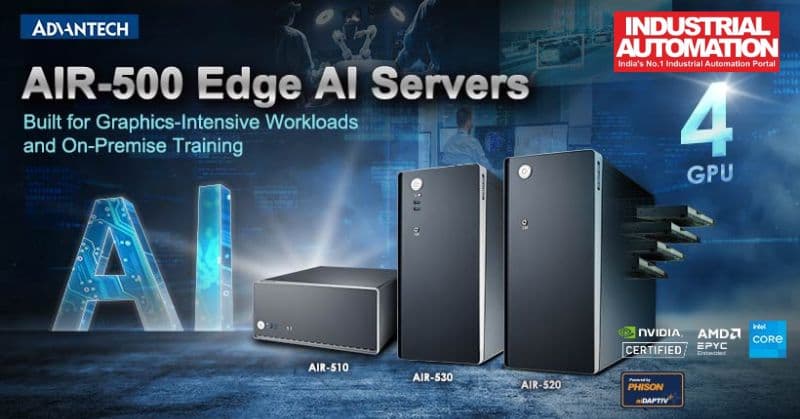 Advantech launches AIR 500 Series NVIDIA certified Edge AI Servers