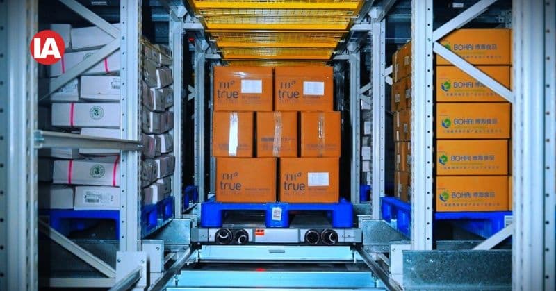 Geek+ Pallet-to-Person SkyCube System at JJCL Cold Chain Logistics Facility