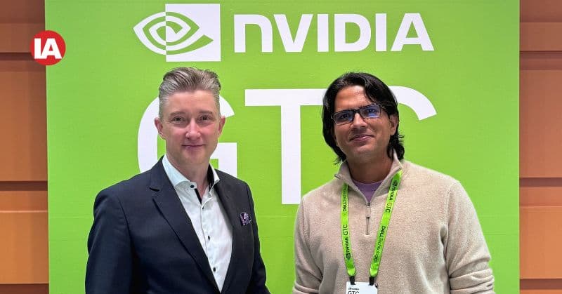 Thomas Jensen (L) and Deepu Talla