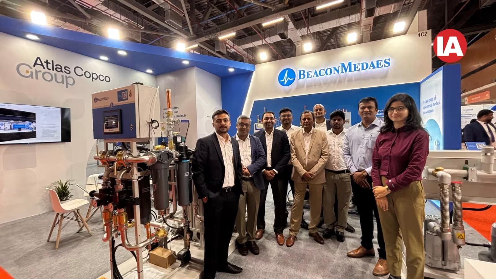Team BeaconMedaes at the 47th edition of Medicall Expo