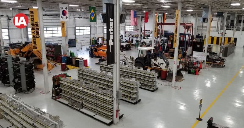 Parker's Global Mobile Systems facility in Elk Grove, Illinois