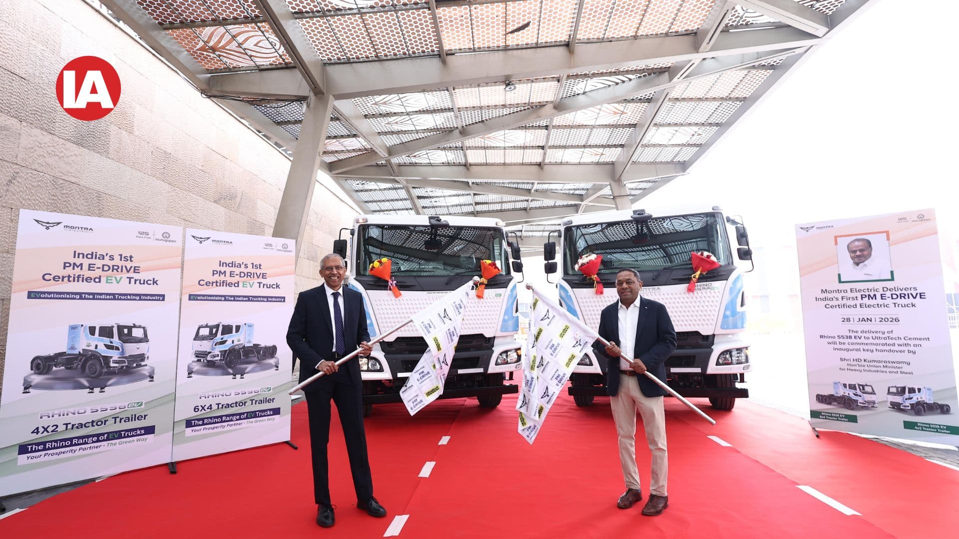 Rhino 5538 EV 6x4 Tractor trailer launched