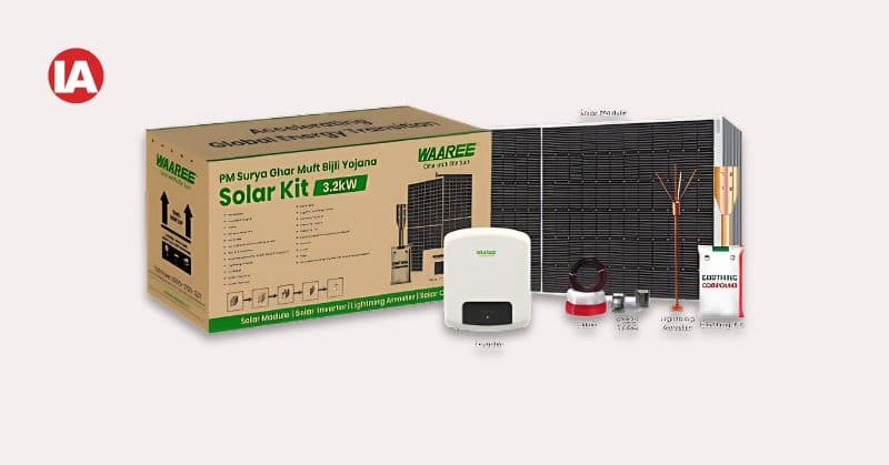 All-in-one solar kit