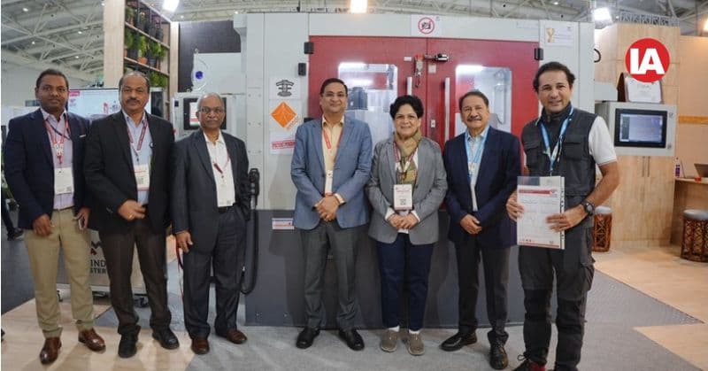 Live demonstration by Grind Master at IMTEX 2025