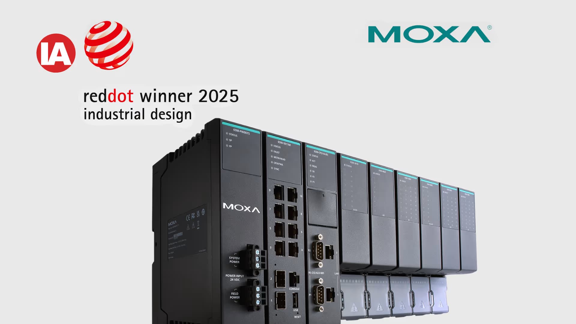 Red Dot Award for Moxa ioPAC 6500 Series