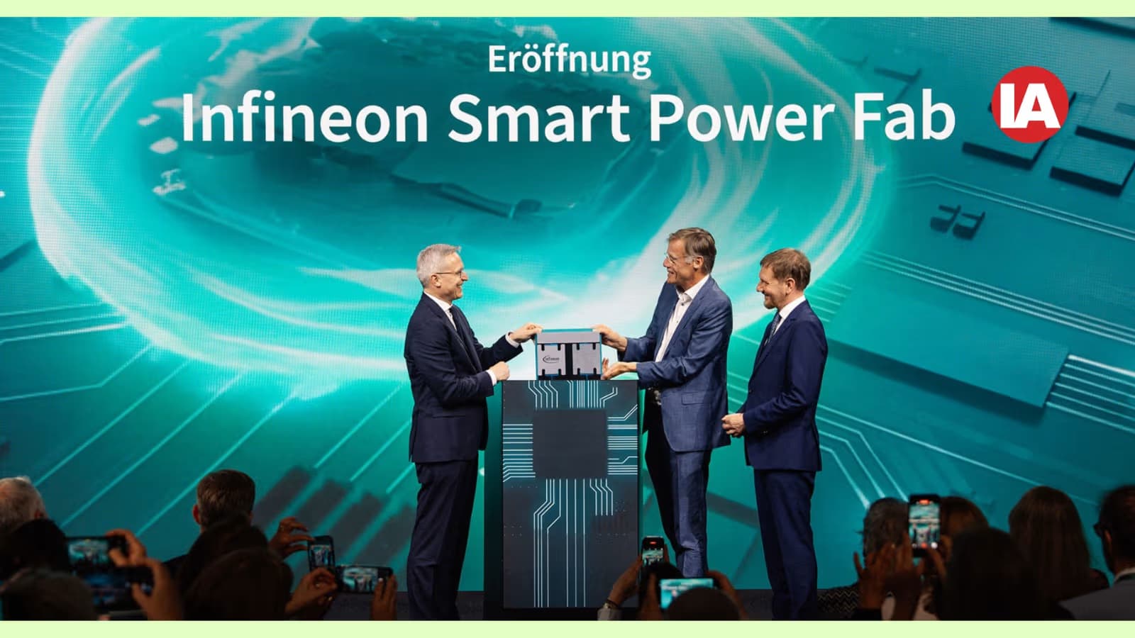 Infineon opens the world's largest fab for power semiconductors and analog/mixed-signal technologies in Dresden