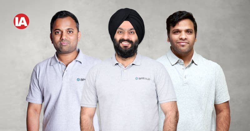BPR Hub founders (L-R) Teja Edara, Milanjeet Singh, Vinodh Peddi