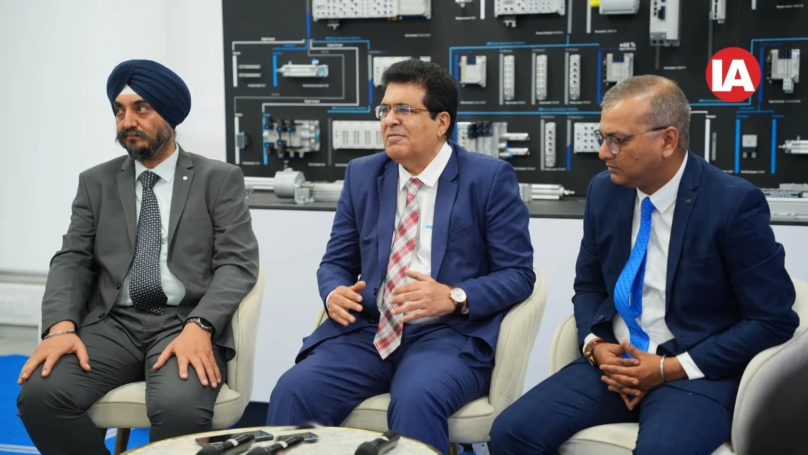 At the opening of Festo Experience Centre