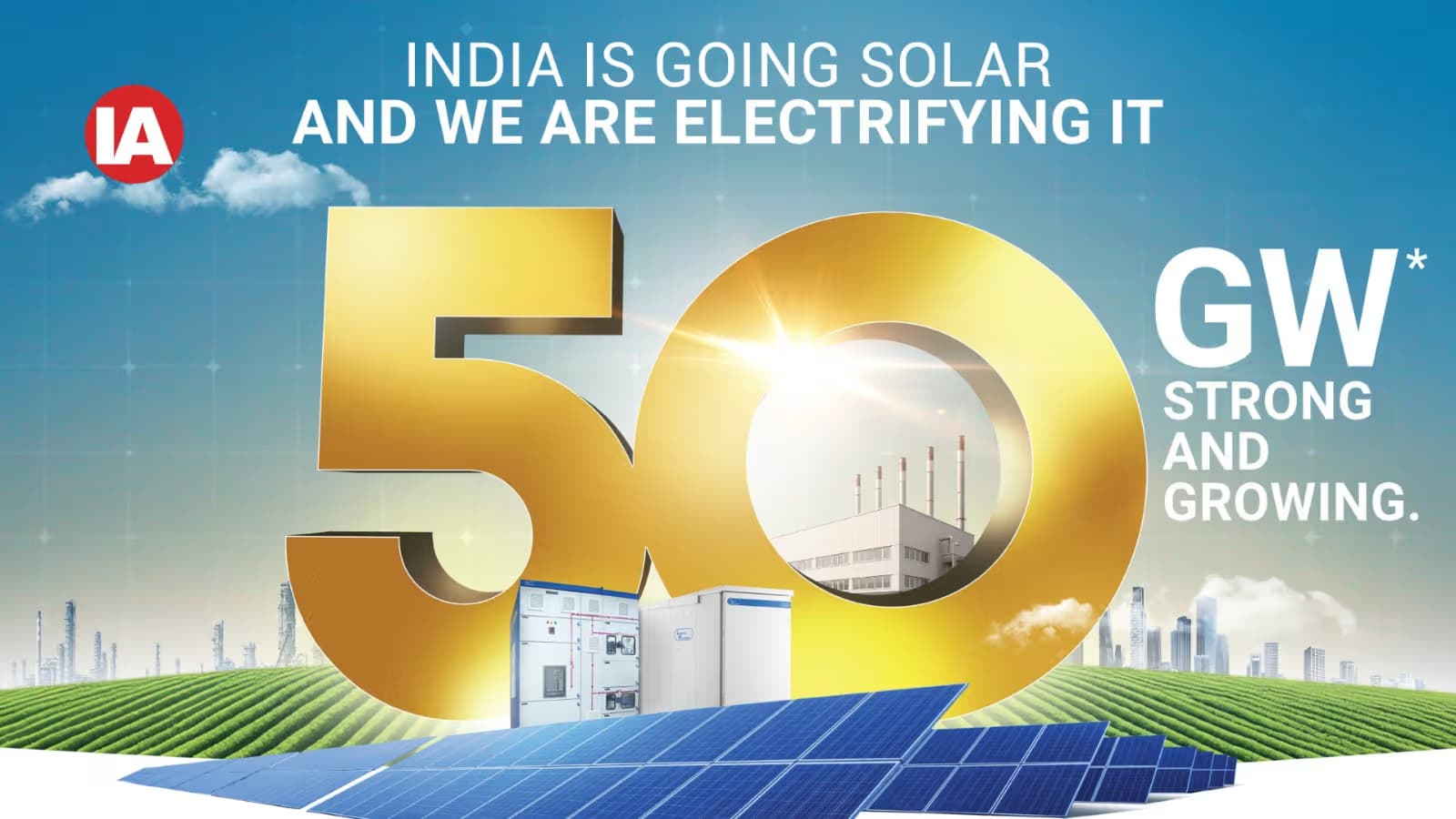 Lauritz Knudsen marks 50 GW of solar capacity enabled, reaffirming its role in the global clean energy transition