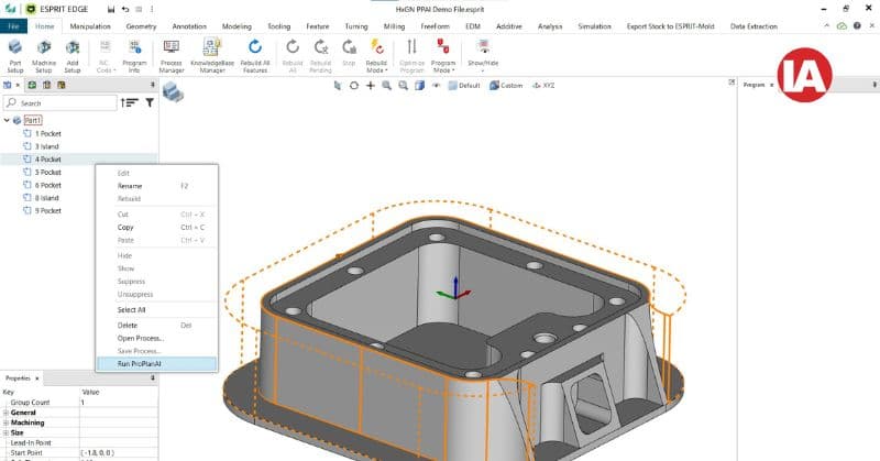 Automated CAM programming tool