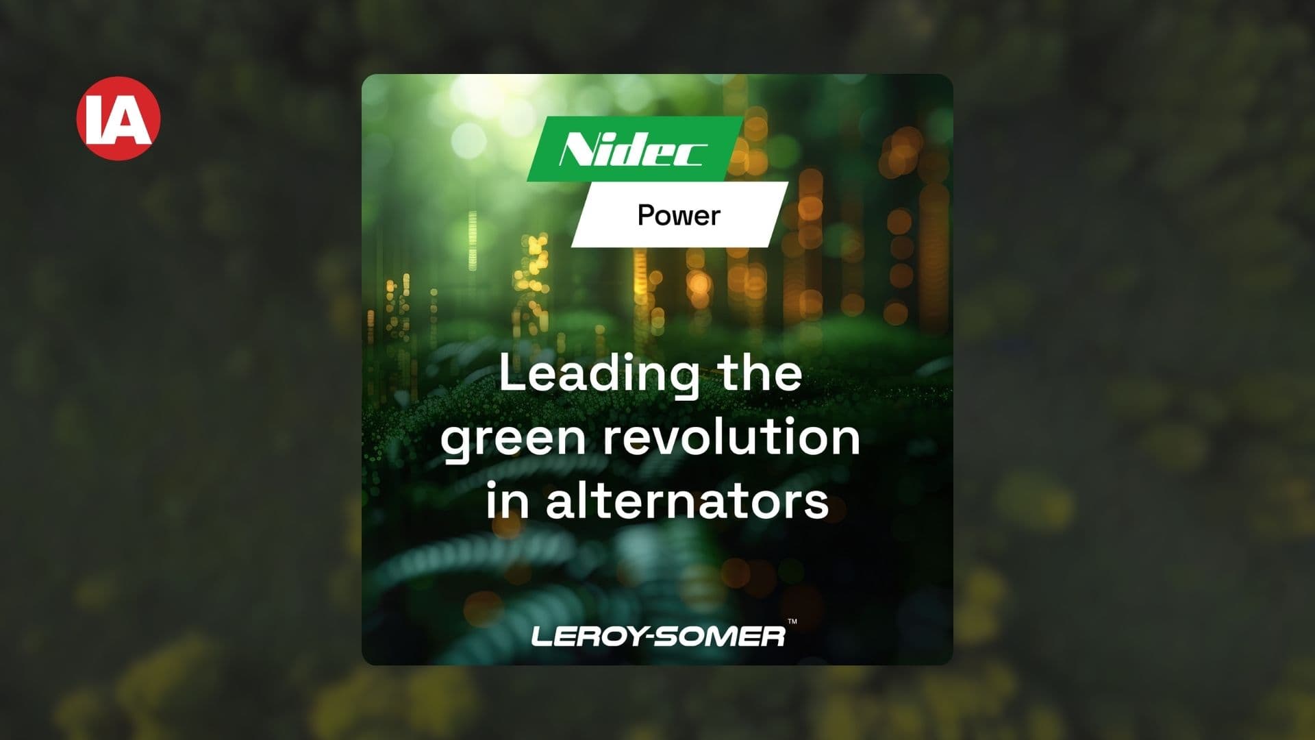 Alternator industry’s sustainability journey