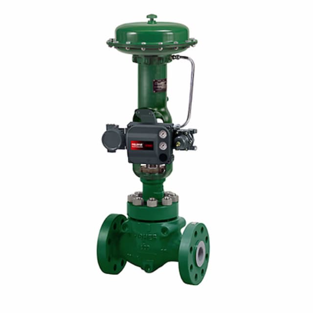 Fisher™ Control Valves + FIELDVUE™ Digital Valve Controllers