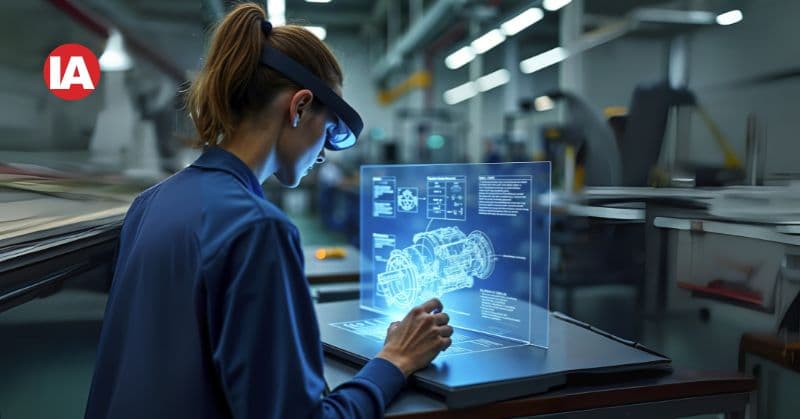 AI-driven futuristic manufacturing concept. Image by Freepik